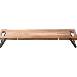 CASA Acacia Lux Tabla Para Servir Negro, Natural| Fuentes Para Servir