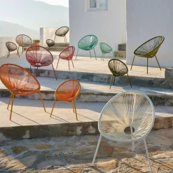 CASA Acapulco Silla Lounge Aguamarina| Sillas Lounge