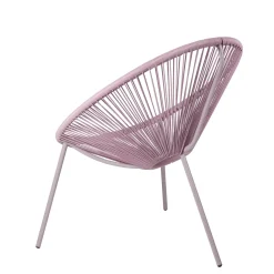 CASA Acapulco Silla Lounge Morado| Sillas Lounge