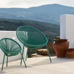 CASA Acapulco Silla Para Ninos Aguamarina| Sillas Infantiles