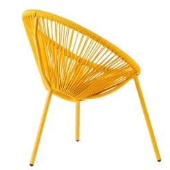 CASA Acapulco Silla Para Ninos Amarillo| Sillas Infantiles