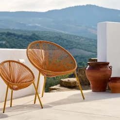CASA Acapulco Silla Para Ninos Amarillo| Sillas Infantiles