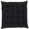CASA Alda Cojin De Asiento Negro| Cojines De Asiento