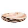 CASA Areca Leaf Platos Juego De 6 Natural| Platos