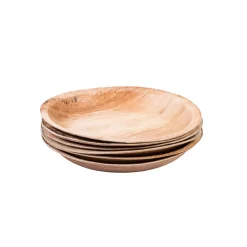 CASA Areca Leaf Platos Juego De 6 Natural| Platos