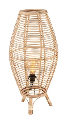CASA Arzu Lampara De Pie E27 Natural| Figuras Decorativas