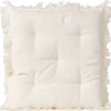 CASA Ayla Cojin De Asiento Blanco| Cojines De Asiento