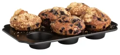 CASA Bakery Bandeja Para Muffins Negro| Moldes