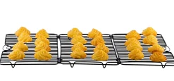 CASA Bakery Rejilla Reposteria Plegable Negro| Accesorios Para Resposteria