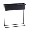 CASA Balco Caja Para Plantas Negro| Soportes Para Plantas