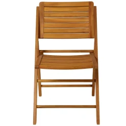 CASA Bambam Silla Plegable Natural| Sillas De Jardín