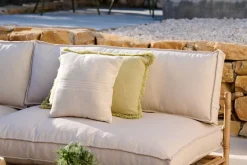 CASA Bambolette Banco Lounge Aspecto Bambu| Conjuntos Lounge