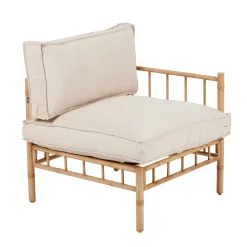 CASA Bambolette Silla Esquinera Aspecto Bambu| Conjuntos Lounge