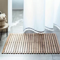 CASA Bamboo Alfombra De Bano Natural| Alfombras De Baño