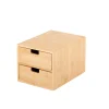 CASA Bamboo Cajonera 2 Cajones Natural| Cajoneras
