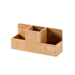 CASA Bamboo Cubilete/Boligrafos Natural| Cajas De Almacenamiento