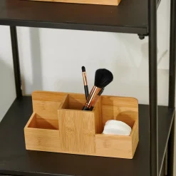 CASA Bamboo Cubilete/Boligrafos Natural| Cajas De Almacenamiento