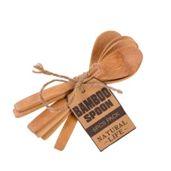 CASA Bamboo Cucharillas Juego De 6 Natural| Juegos