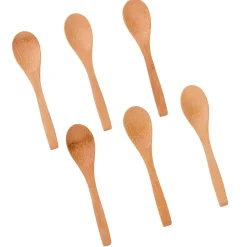 CASA Bamboo Cucharillas Juego De 6 Natural| Juegos