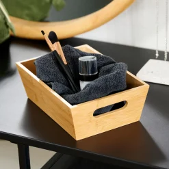 CASA Bamboo Organizador Natural| Cestas De Cajonera