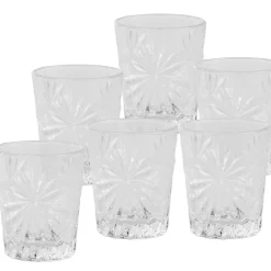 CASA Bar Vaso De Chupito Juego De 6 Transparente| Copas De Cóctel