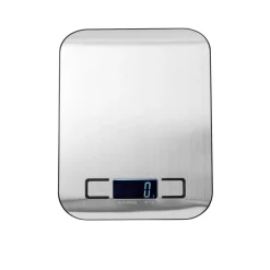 CASA Basic Balanza Cocina Digital Metal, Plateado| Instrumentos De Cocina
