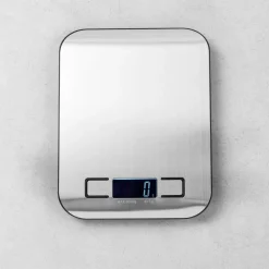 CASA Basic Balanza Cocina Digital Metal, Plateado| Instrumentos De Cocina