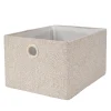 CASA Basic Boucle Cesta De Almacenaje Off White/Sand| Cestas De Almacenaje