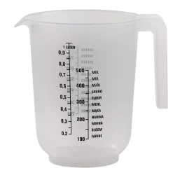 CASA Basic Vaso Graduado Transparente| Instrumentos De Cocina