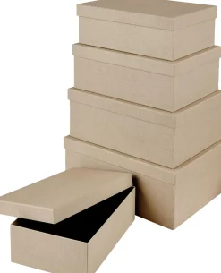 CASA Bigso Caja De Almacenaje M Natural| Cajas De Almacenamiento