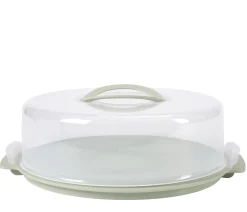 CASA Bioline Bandeja Con Tapa Para Tartas Menta| Instrumentos De Cocina