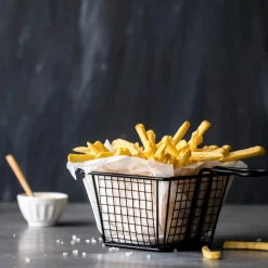 CASA Black Cesta Para Servir Negro| Aperitivo Y Tapas