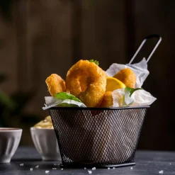 CASA Black Cesta Para Servir Negro| Aperitivo Y Tapas