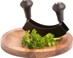 CASA Black Herbo Set Picador Para Hierbas Negro, Natural| Cuchillas Picadores