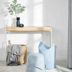 CASA Blok Consola Blanco, Natural| Consolas