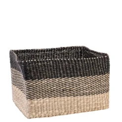 CASA Bobo Cesta Negro, Natural| Cestas De Cajonera
