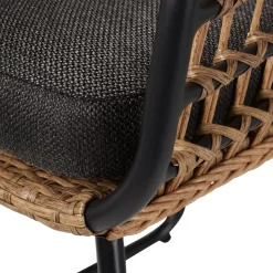 CASA Bones Silla Negro| Sillas De Jardín