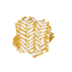 CASA Botanique D'Or Paquete De 20 Servilletas Varios Colores| Servilletas