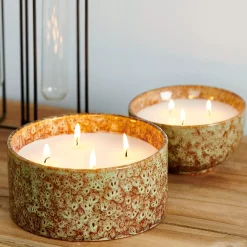 CASA Bowl Vela En Vaso Blanco| Velas