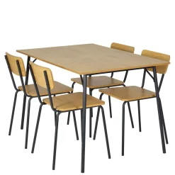 CASA Brody Silla De Comedor Natural| Sillas De Comedor