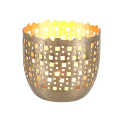 CASA Cassio Partylight Dorado| Soprortes Para Velitas