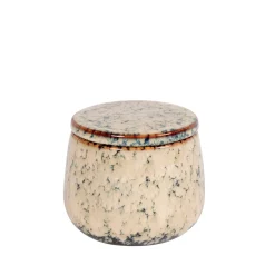 CASA Ceramic Vela En Maceta Azul| Velas