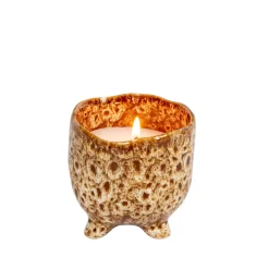 CASA Ceramic Vela En Maceta Marron| Velas