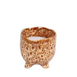 CASA Ceramic Vela En Maceta Marron| Velas