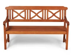 CASA Cros Banco Ancho Asiento: 131Cm| Bancos De Jardín