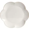 CASA Dahlia Flower Plato Blanco| Platos
