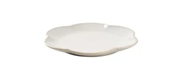 CASA Dahlia Flower Plato Blanco| Platos