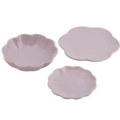 CASA Dahlia Flower Plato Morado Claro| Platos