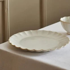CASA Dahlia Plato Blanco| Platos