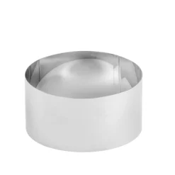 CASA Damier Anillo Para Tarta Juego De 4 Plateado| Moldes